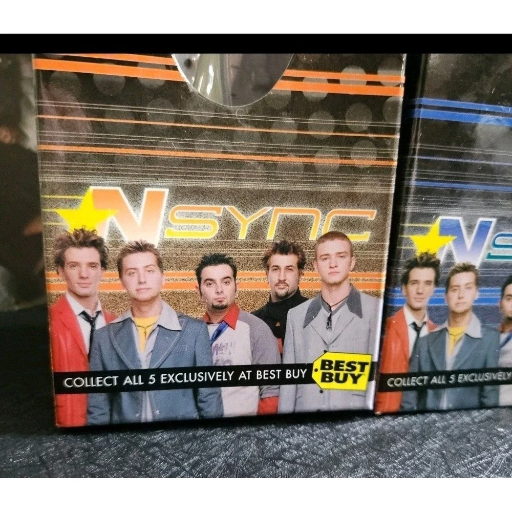 Vtg NSYNC Best Buy Exclusive Collectible Bobblehead Dolls W Boxes FULL SET‎ 2001